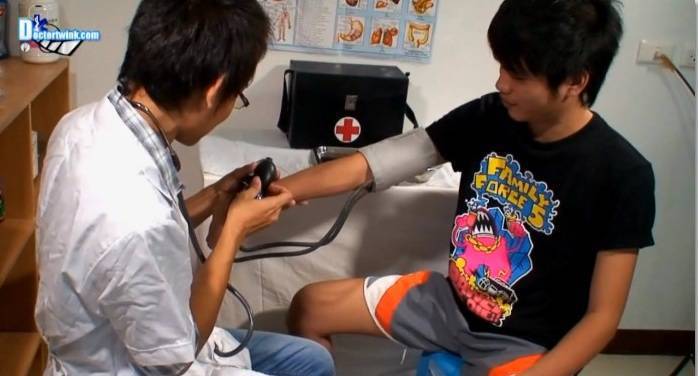 Asian doctor shorts messy