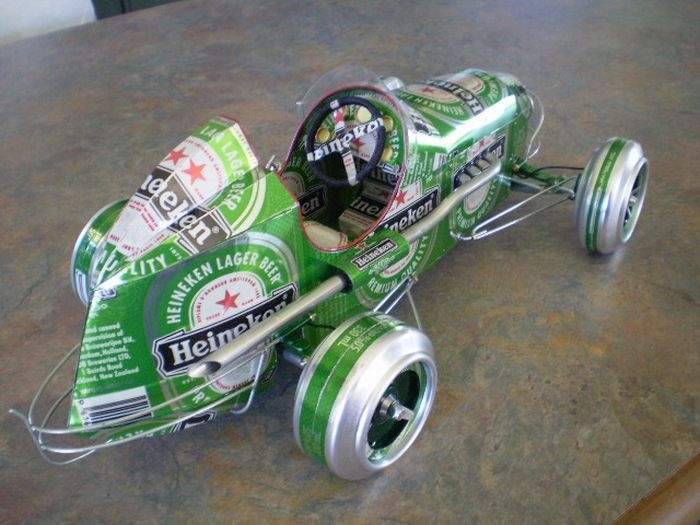 Modele samochodów z aluminiowych puszek 13
