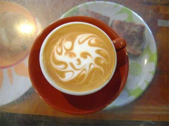 Coffee art - rysowanie na kawie 49