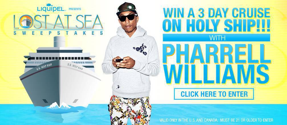 Liquipel & Pharrell Williams Present The ‘Lost At Sea’ Sweepstakes