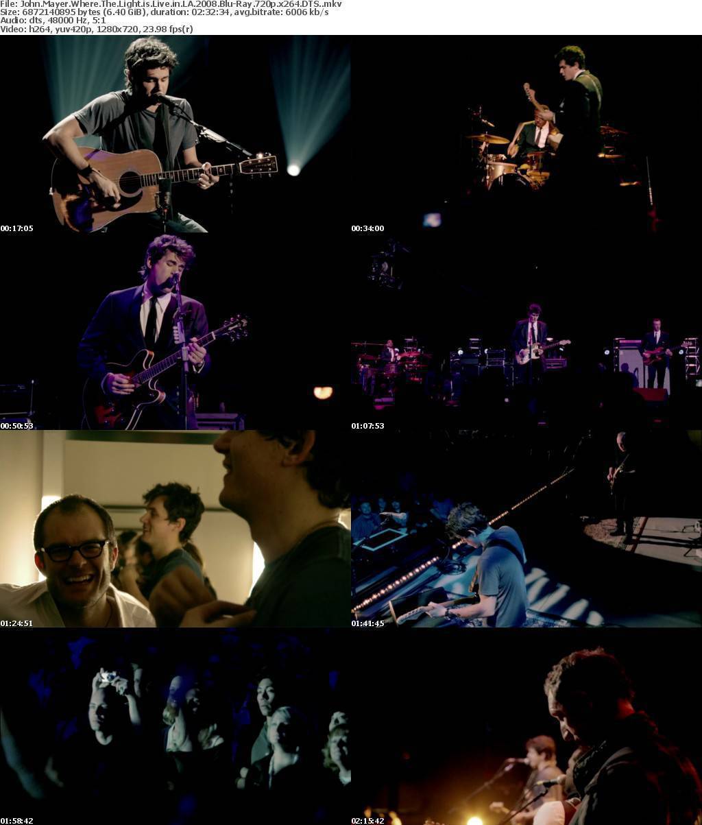 John mayer where the light is