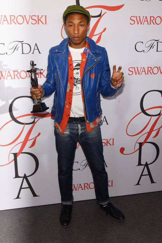 Pharrell Williams Presented the Fashion Icon Award CFDA