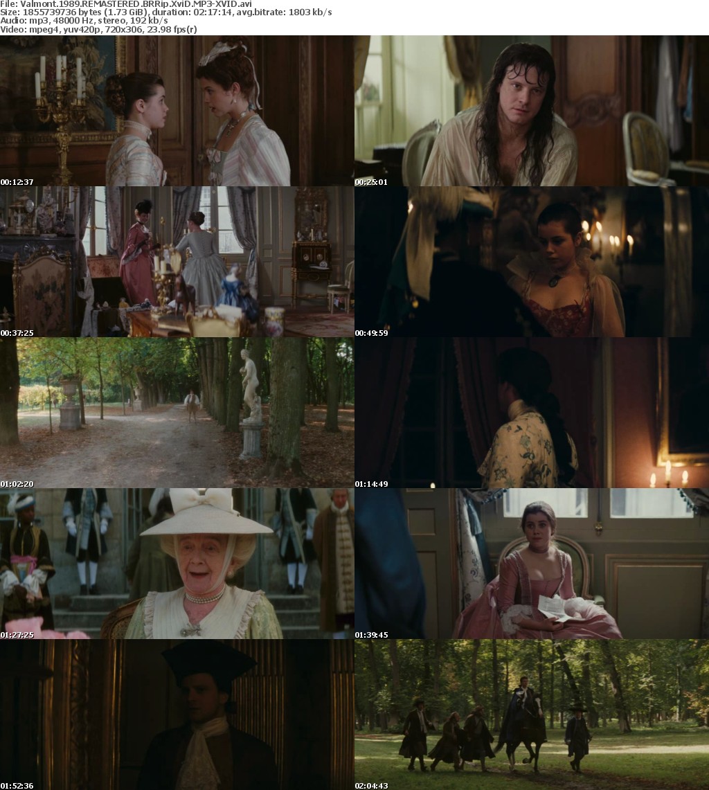 Valmont 1989 REMASTERED BRRip XviD MP3-XVID Valmont 1989 REMASTERED BRRip XviD MP3-XVID