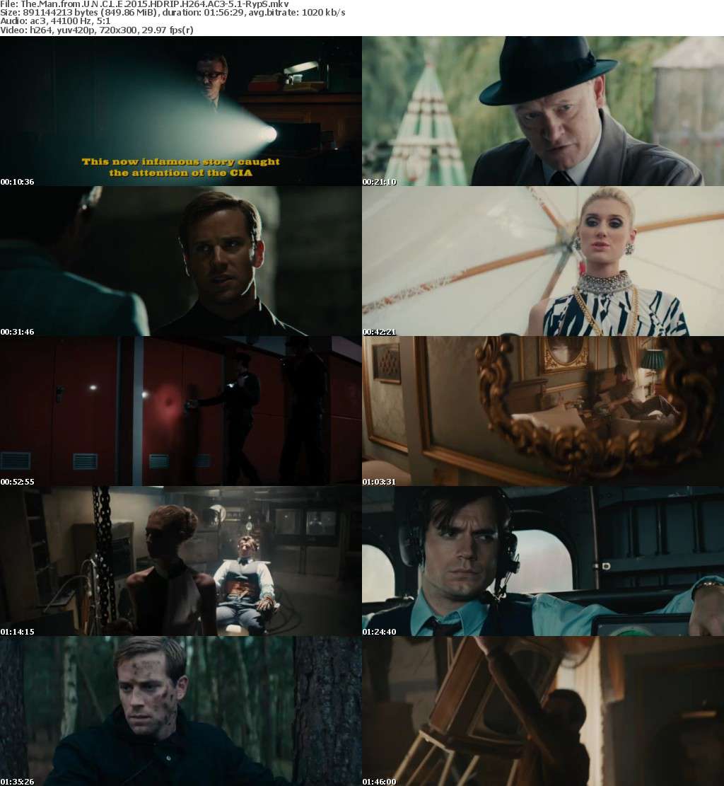 The Man from U N C L E 2015 HDRIP H264 AC3-5 1-RypS The Man from U N C L E 2015 HDRIP H264 AC3-5 1-RypS