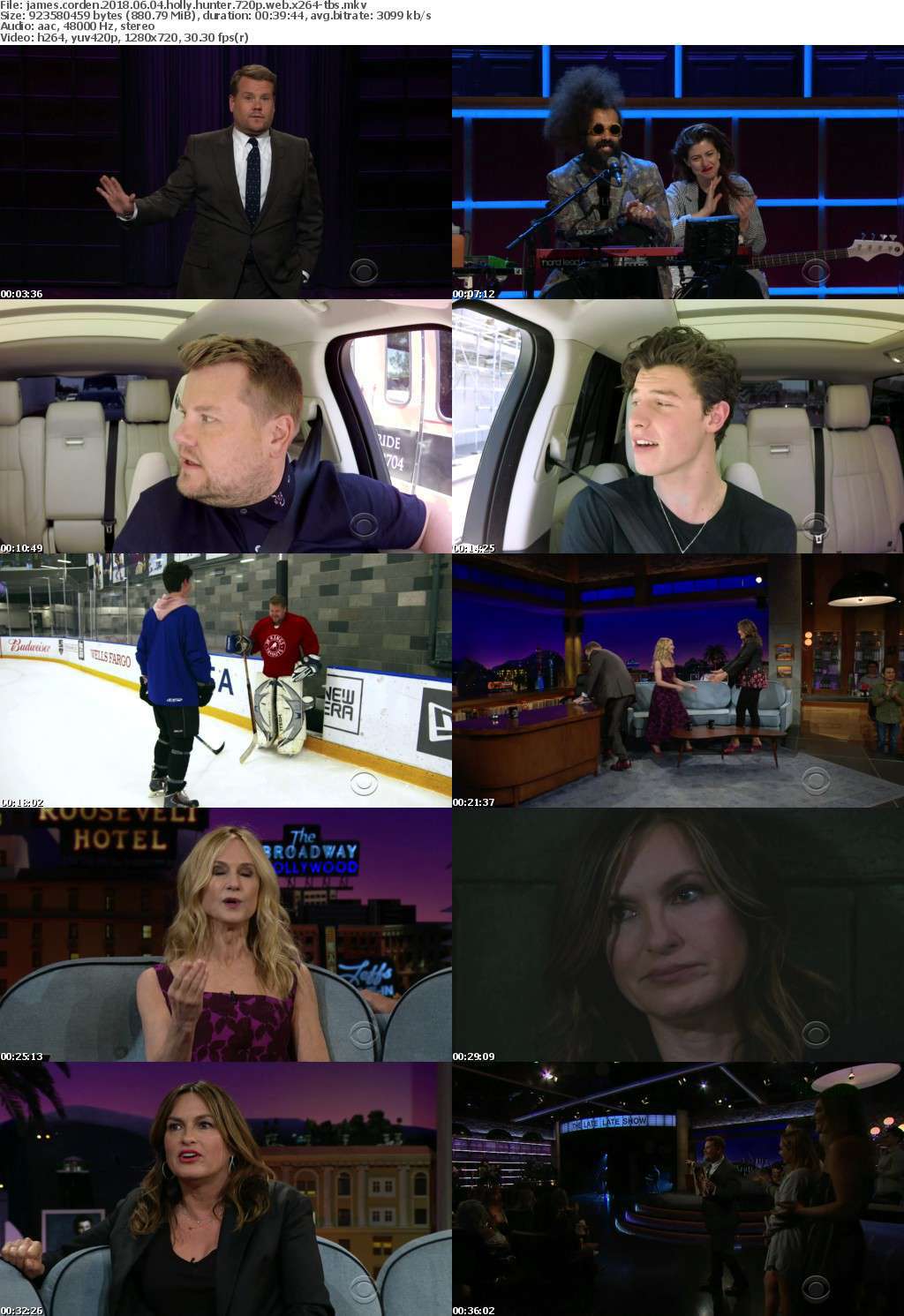 James Corden 2018 06 04 Holly Hunter 720p WEB x264-TBS James Corden 2018 06 04 Holly Hunter 720p WEB x264-TBS