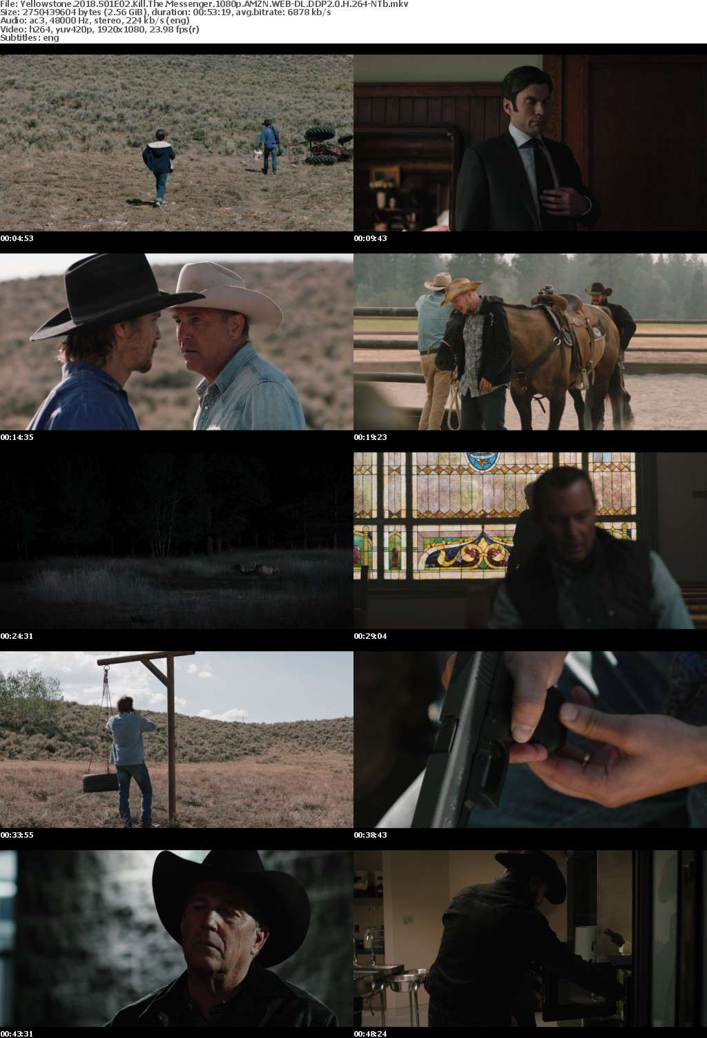 Yellowstone 2018 S01E02 Kill The Messenger 1080p AMZN WEB-DL DDP2 0 H 264-NTb Yellowstone 2018 S01E02 Kill The Messenger 1080p AMZN WEB-DL DDP2 0 H 264-NTb