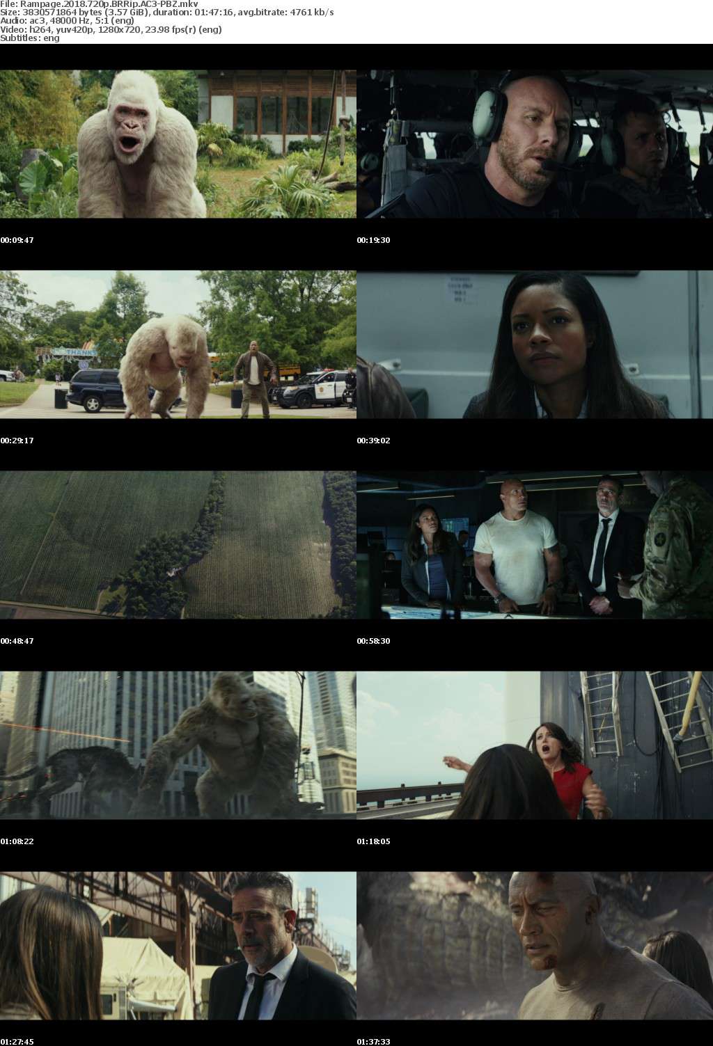 Rampage 2018 720p BRRip AC3-PBZ Rampage 2018 720p BRRip AC3-PBZ