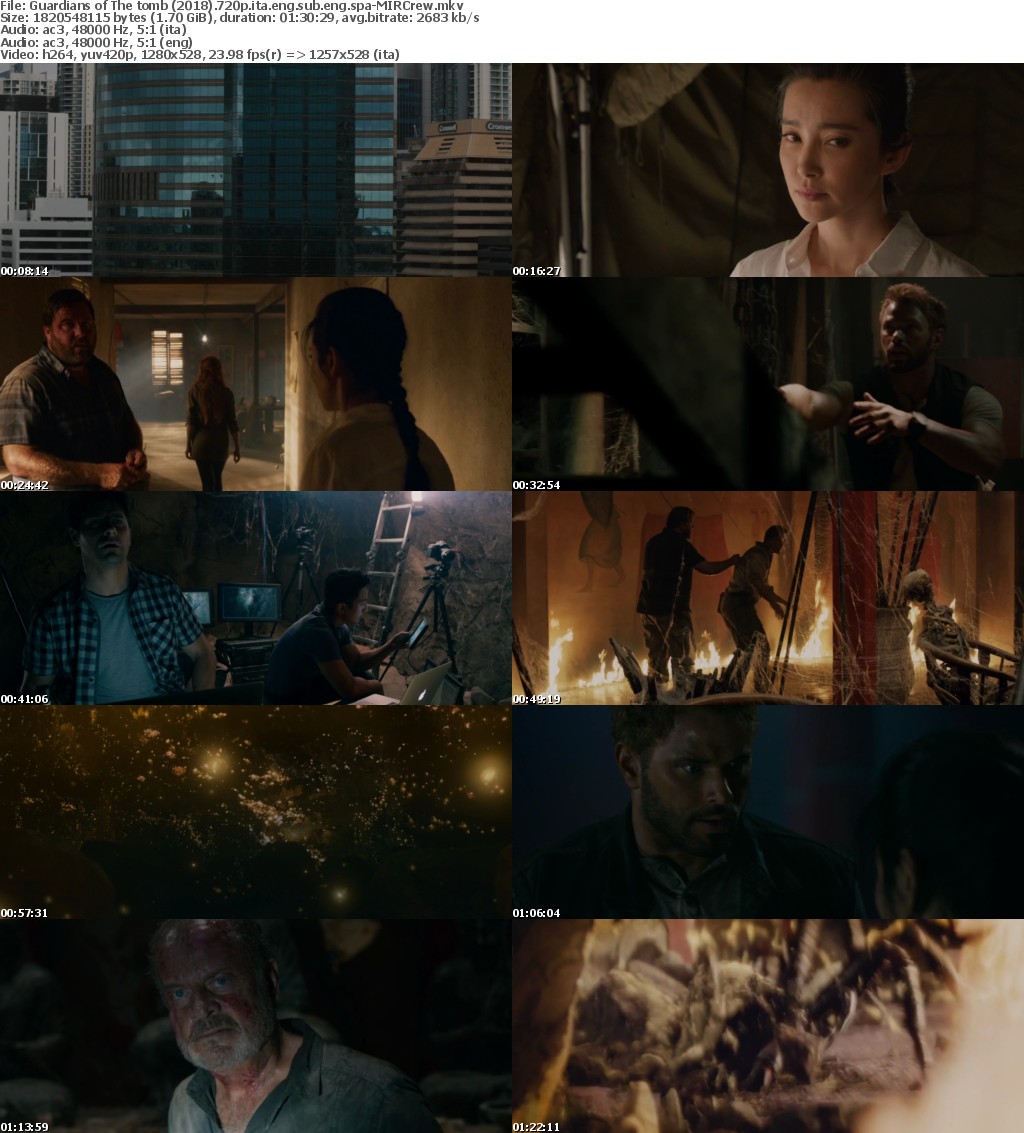 Guardians of The Tomb (2018) 720p BluRay H264 [Italian+English] Ac3-5.1-MIRCrew