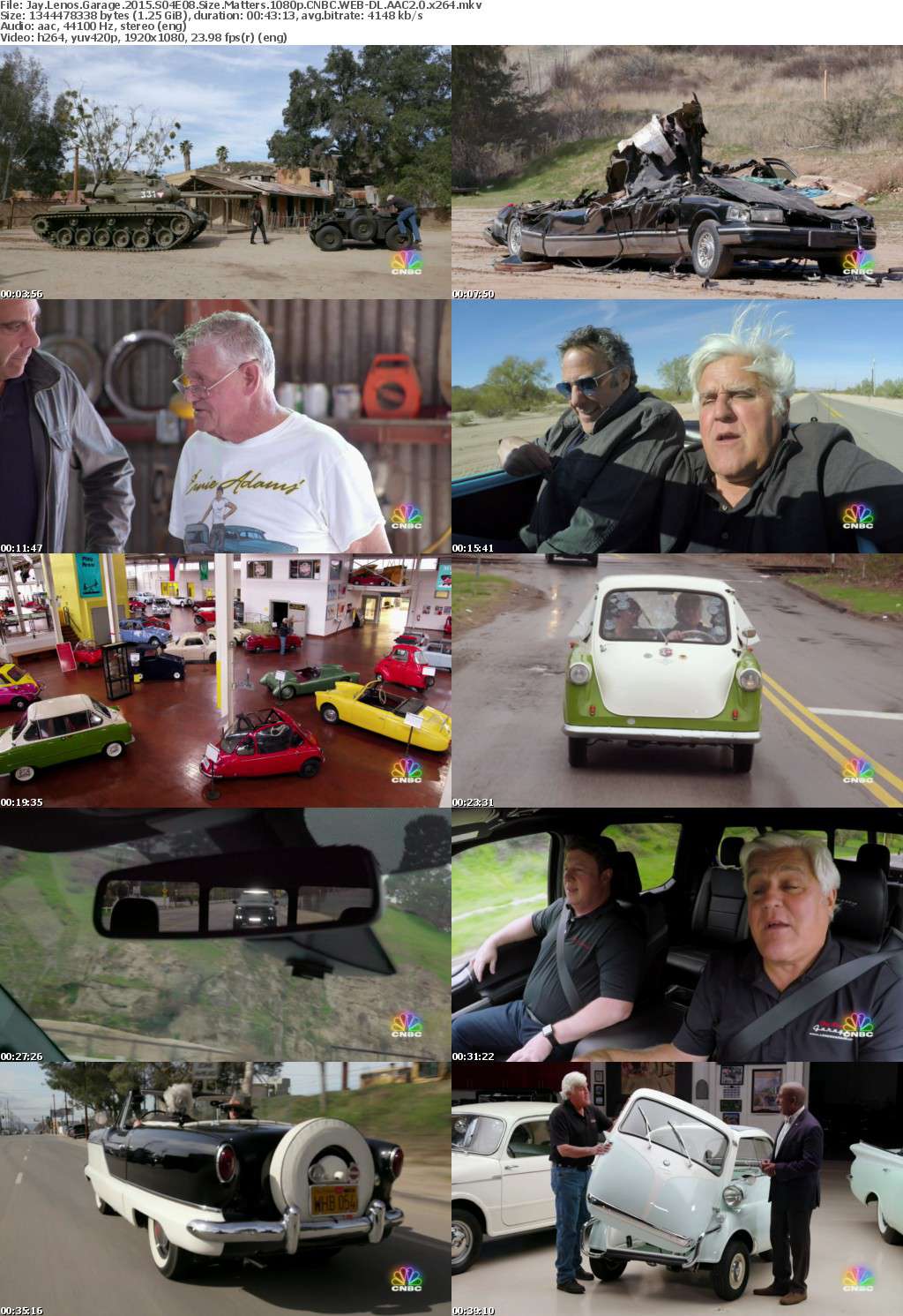 Jay Lenos Garage 2015 S04E08 Size Matters 1080p CNBC WEB-DL AAC2 0 x264 Jay Lenos Garage 2015 S04E08 Size Matters 1080p CNBC WEB-DL AAC2 0 x264