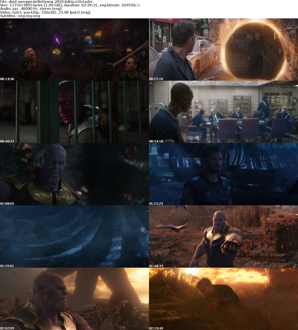 Avengers Infinity War (2018) PROPER BDRip x264-DiAMOND