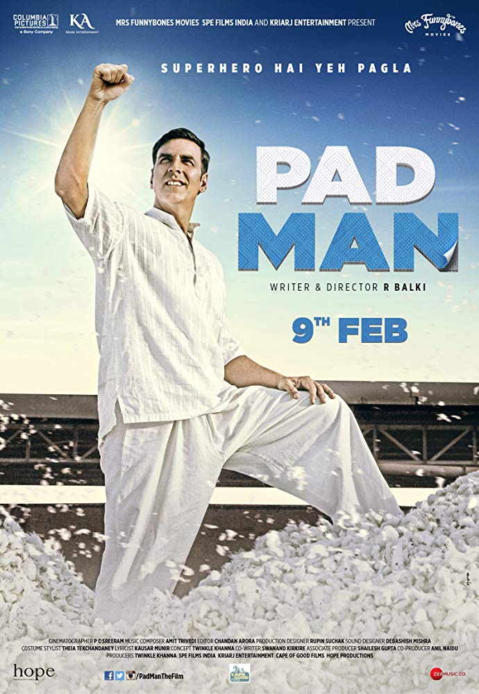 Padman 2018 Hindi 1080p BluRay DD 5 1 x264 ESub MW