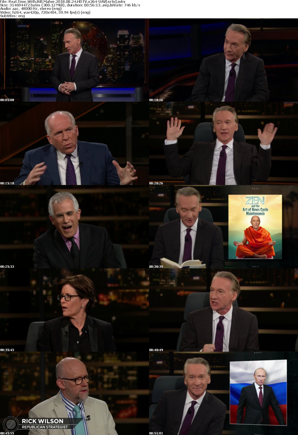 Real Time With Bill Maher (2018) 08 24 HDTV x264-UAV