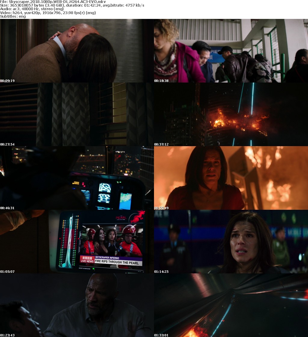 Skyscraper (2018) 1080p WEB-DL H264 AC3-EVO