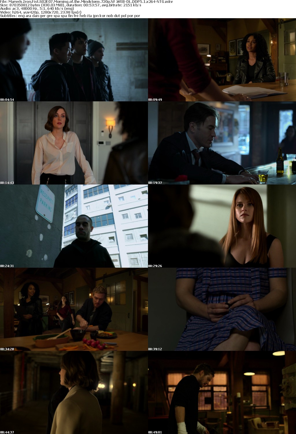 Marvels Iron Fist S02 720p NF WEB-DL DDP5 1 x264-NTG Marvels Iron Fist S02 720p NF WEB-DL DDP5 1 x264-NTG