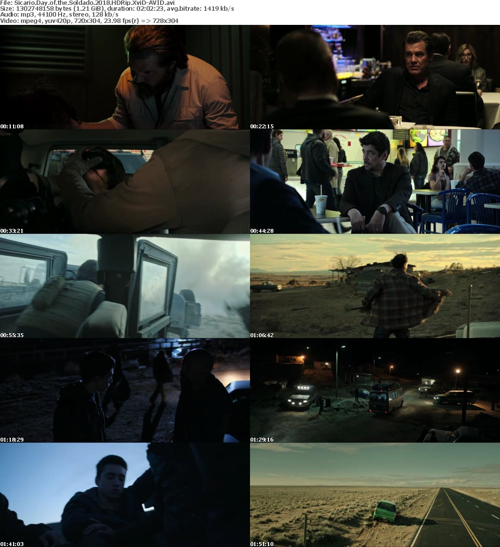 Sicario Day of the Soldado (2018) HDRip XviD-AVID