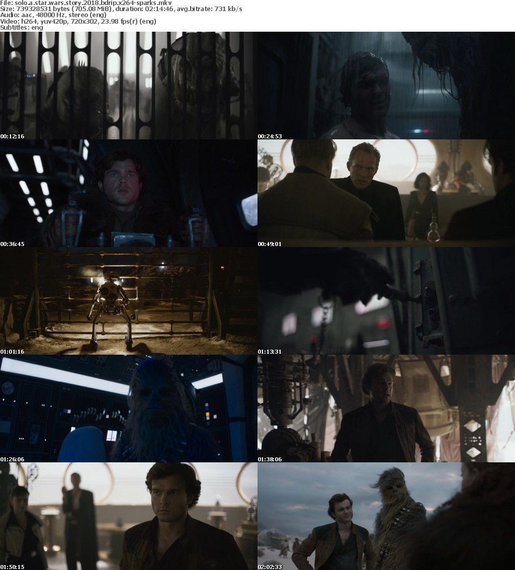 Solo A Star Wars Story (2018) BDRip x264-SPARKS