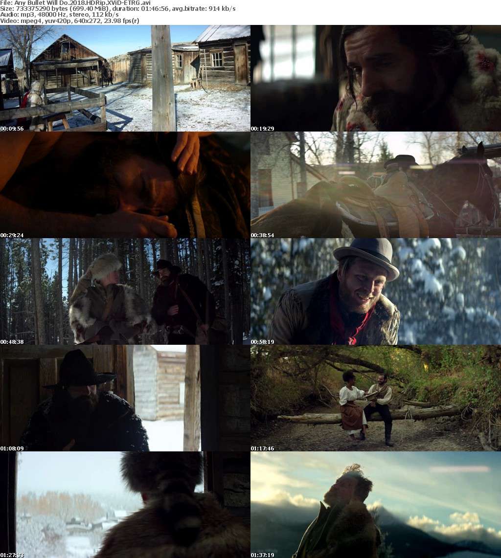 Any Bullet Will Do 2018 HDRip XViD-ETRG Any Bullet Will Do 2018 HDRip XViD-ETRG