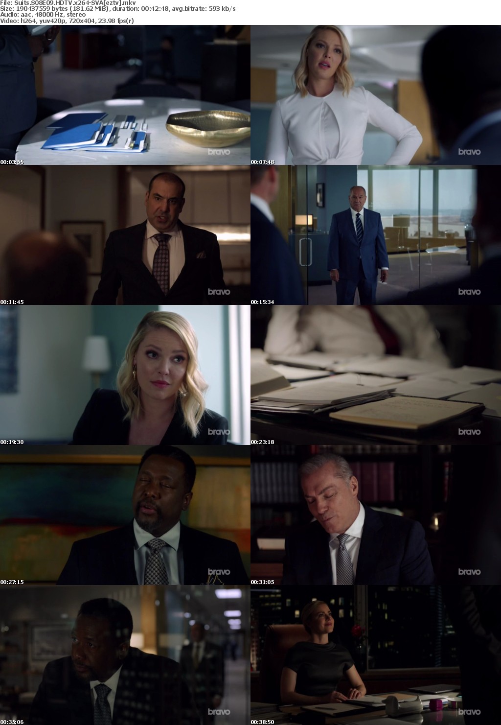 Suits S08E09 HDTV x264-SVA