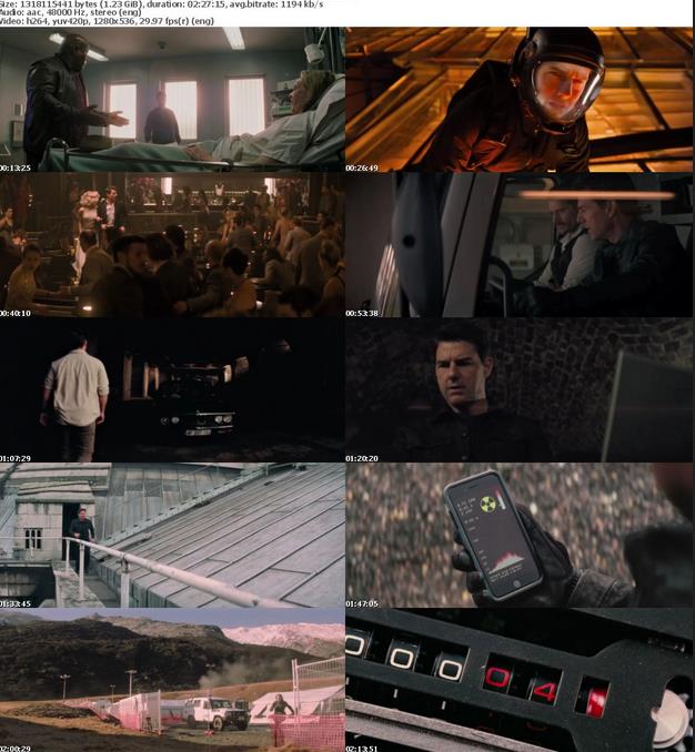 Mission Impossible Fallout (2018) 720p HC HDRip x264 1.2GB-TR