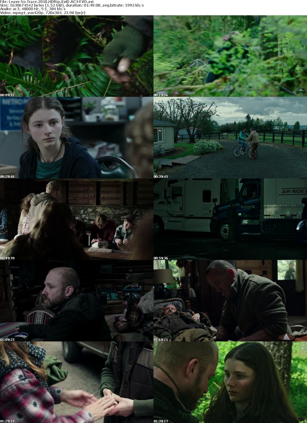 Leave No Trace (2018) HDRip XviD AC3-EVO