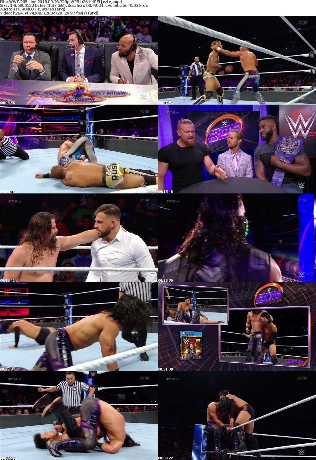 WWE 205 Live (2018) 09 26 720p WEB h264-HEEL