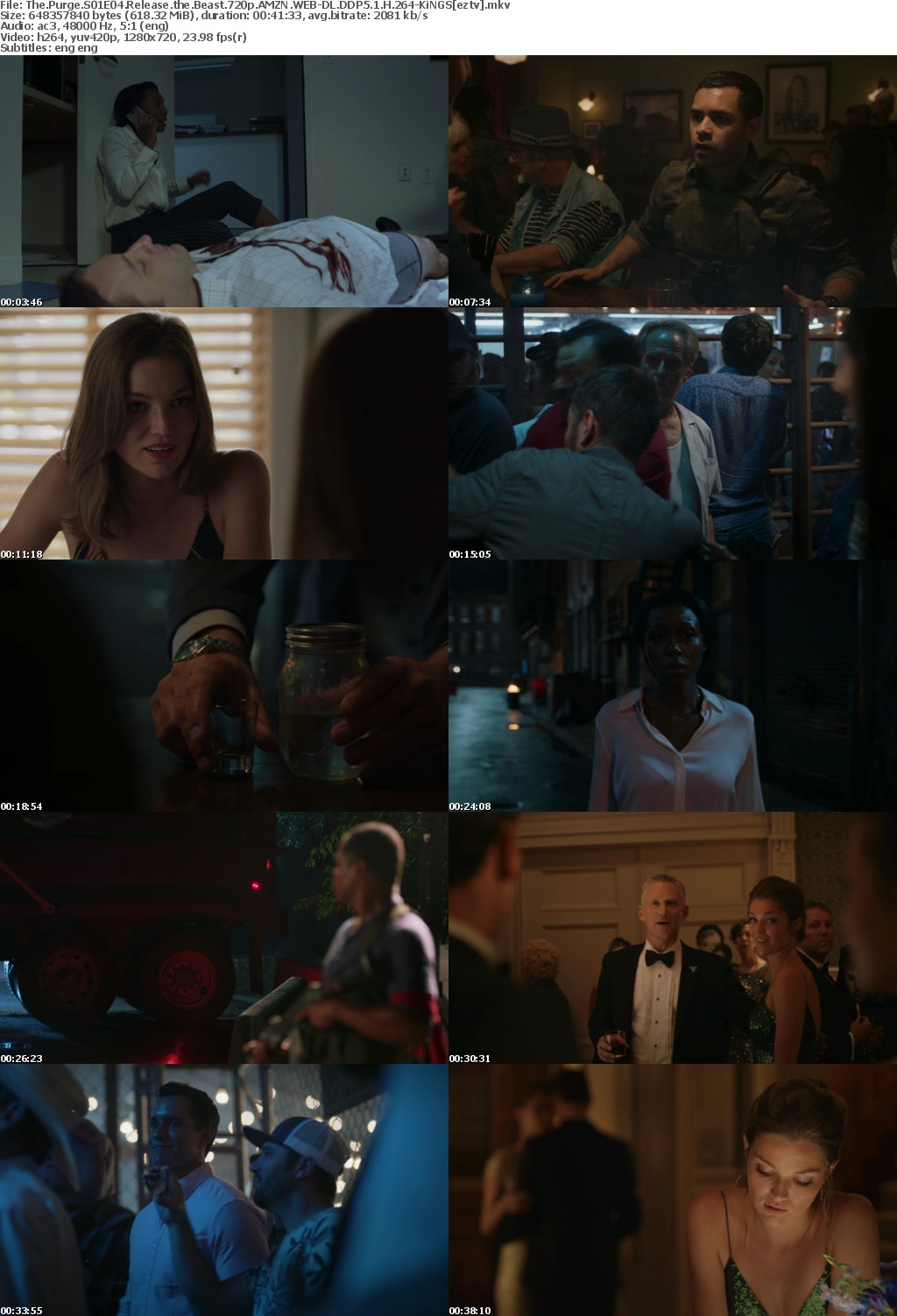 The Purge S01E04 Release the Beast 720p AMZN WEB-DL DDP5.1 H264-KiNGS