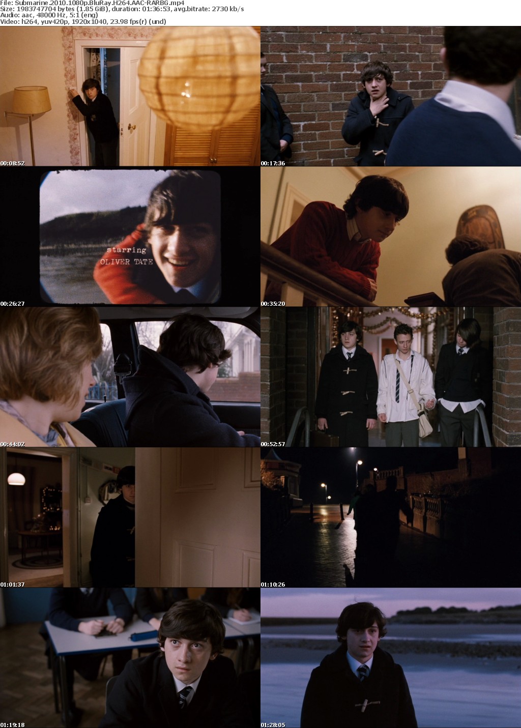 Submarine (2010) 1080p BluRay H264 AAC-RARBG