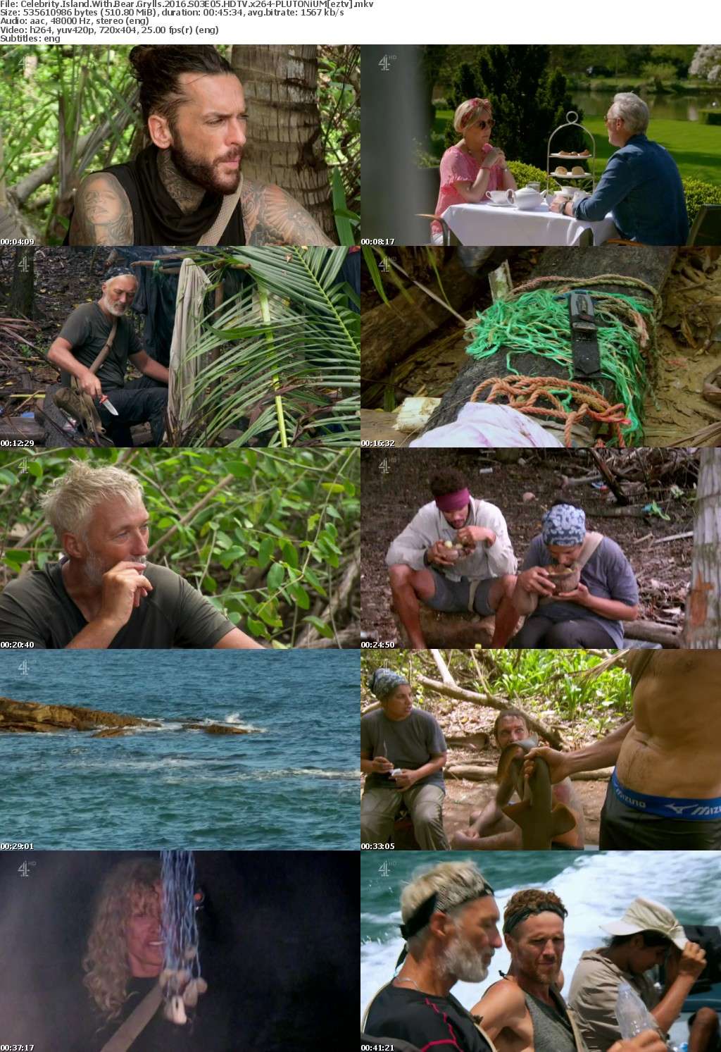 Celebrity Island With Bear Grylls (2016) S03E05 HDTV x264-PLUTONiUM