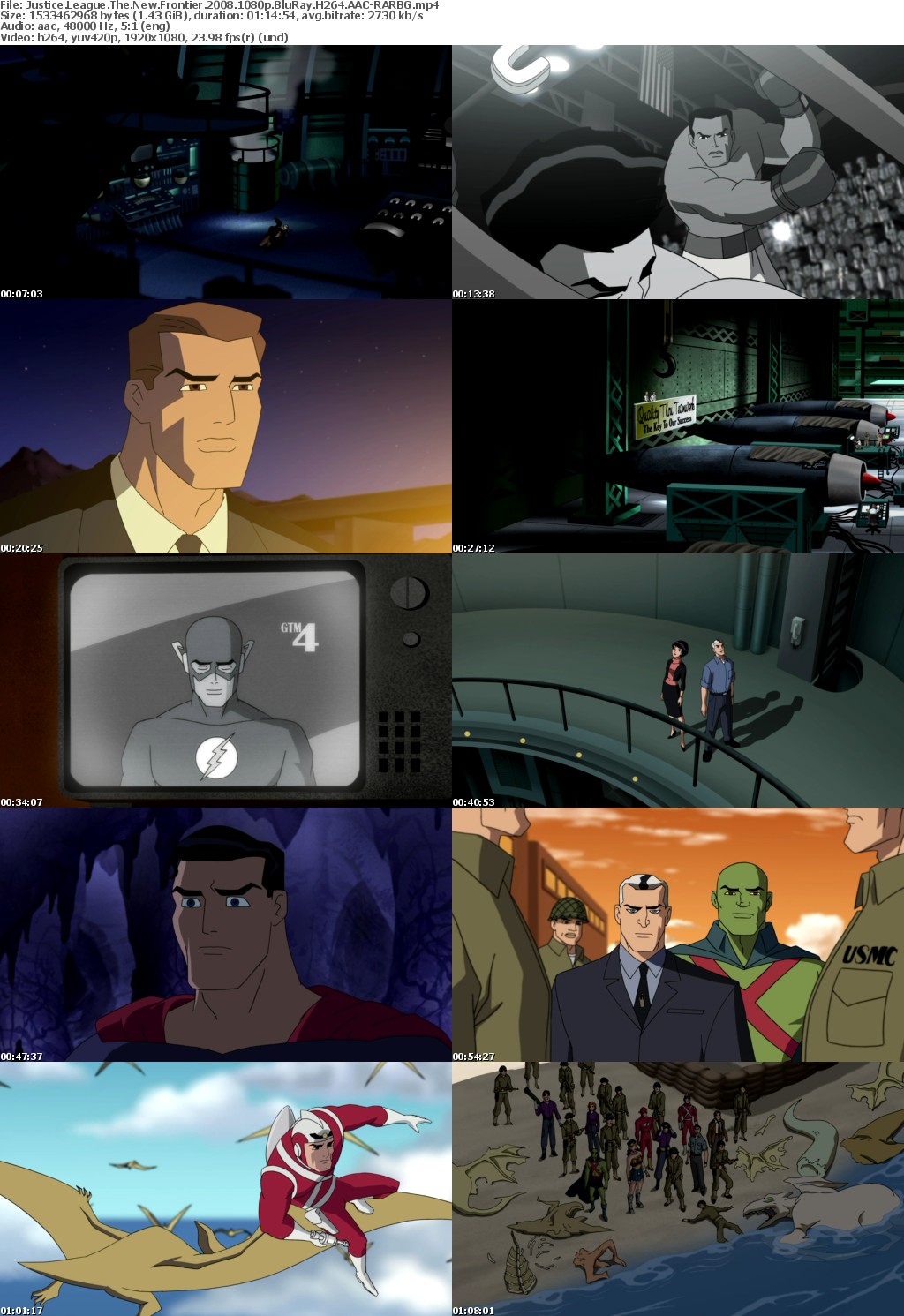 Justice League The New Frontier (2008) 1080p BluRay H264 AAC-RARBG