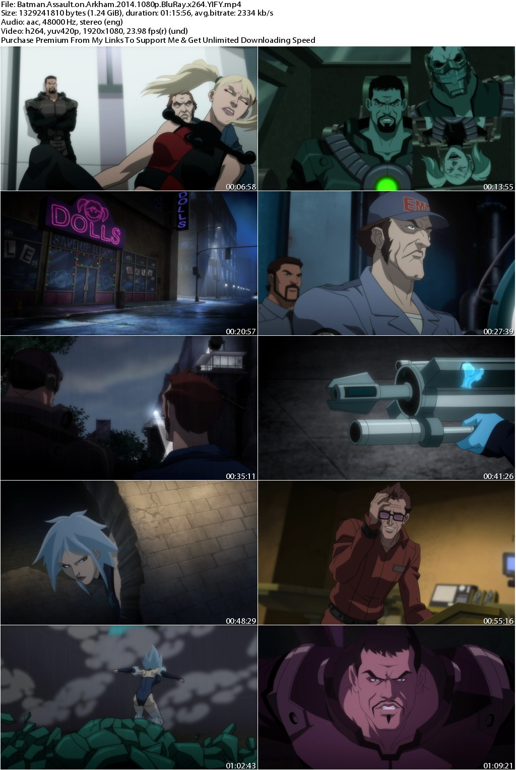 Batman Assault On Arkham (2014) 1080p BluRay x264 YIFY