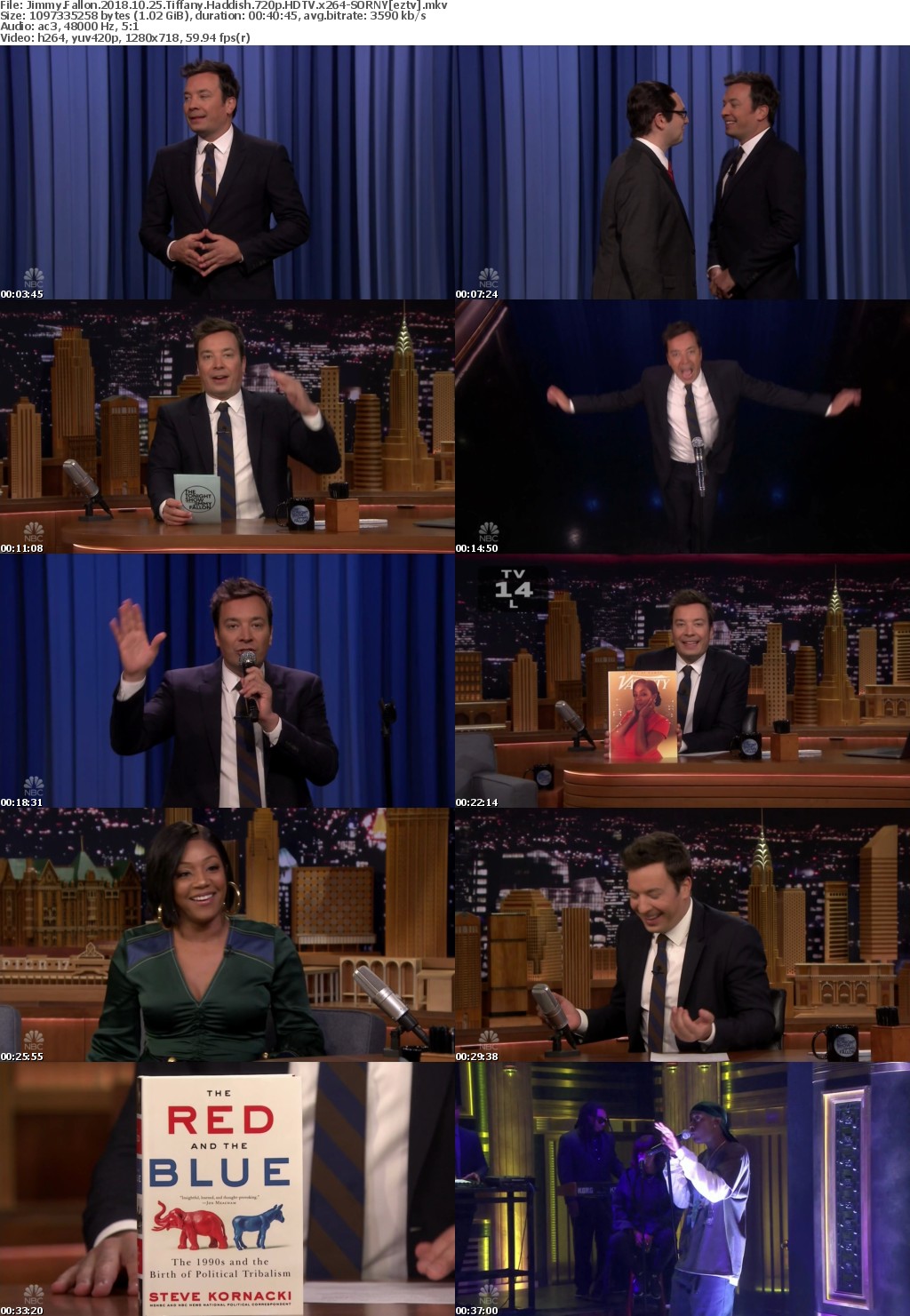 Jimmy Fallon (2018) 10 25 Tiffany Haddish 720p HDTV x264-SORNY