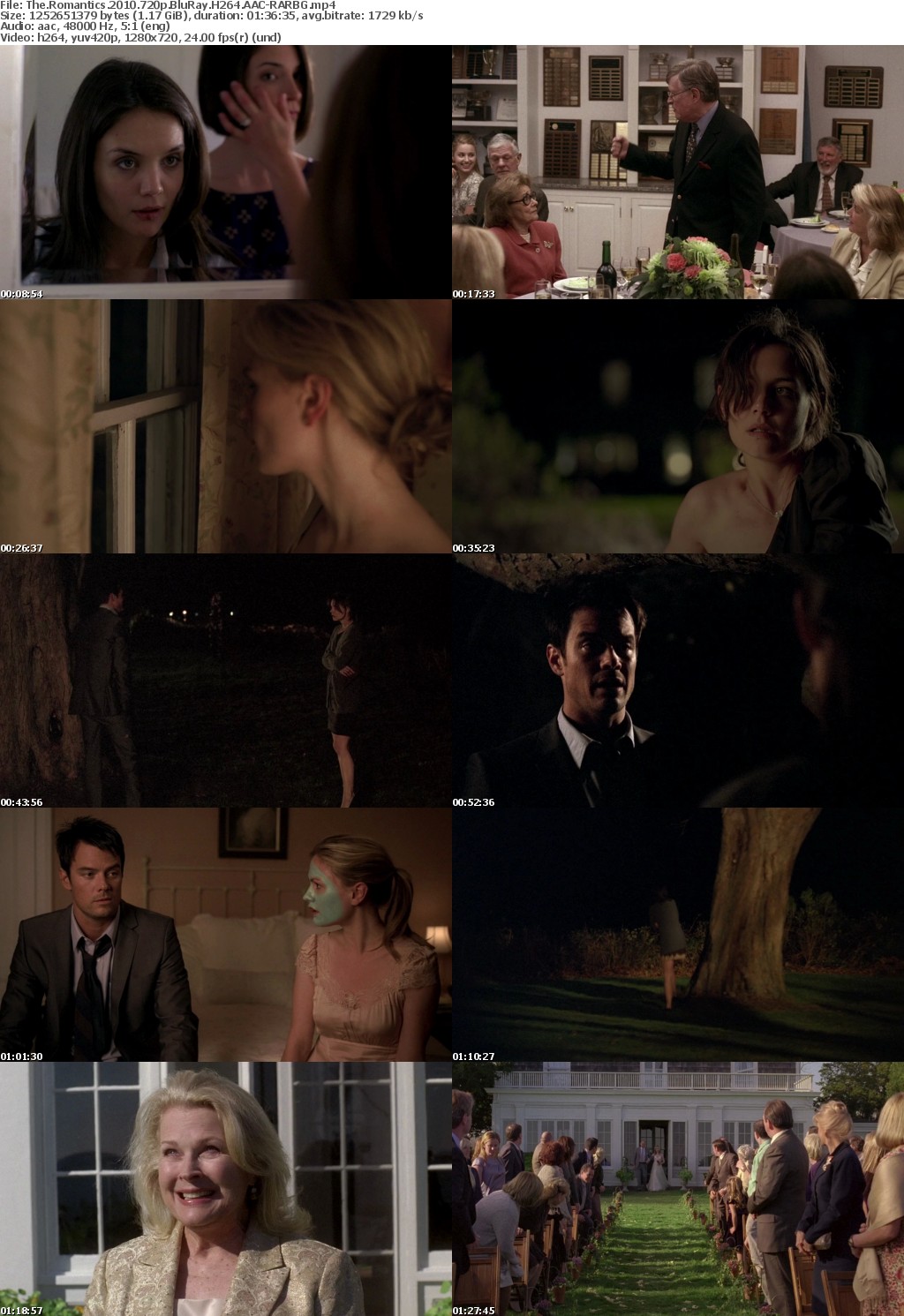 The Romantics (2010) 720p BluRay H264 AAC-RARBG