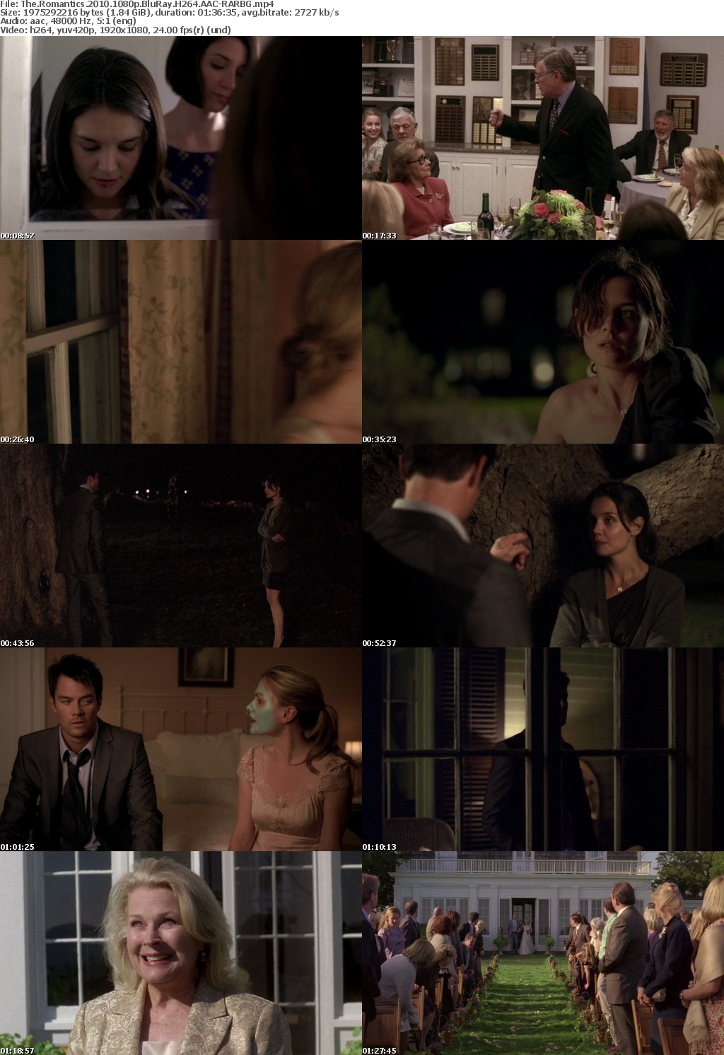 The Romantics (2010) 1080p BluRay H264 AAC-RARBG