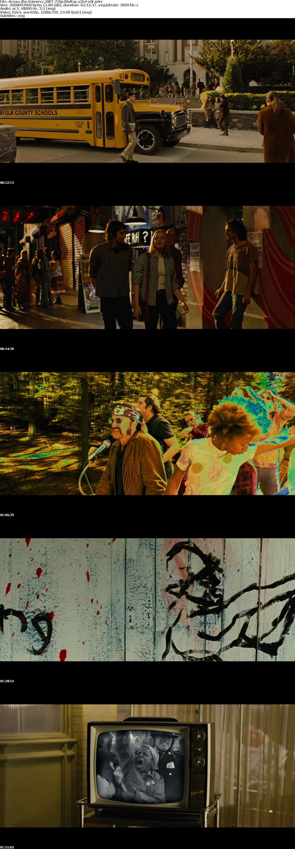 Across the Universe 2007 720p BluRay x264-x0r Across the Universe 2007 720p BluRay x264-x0r