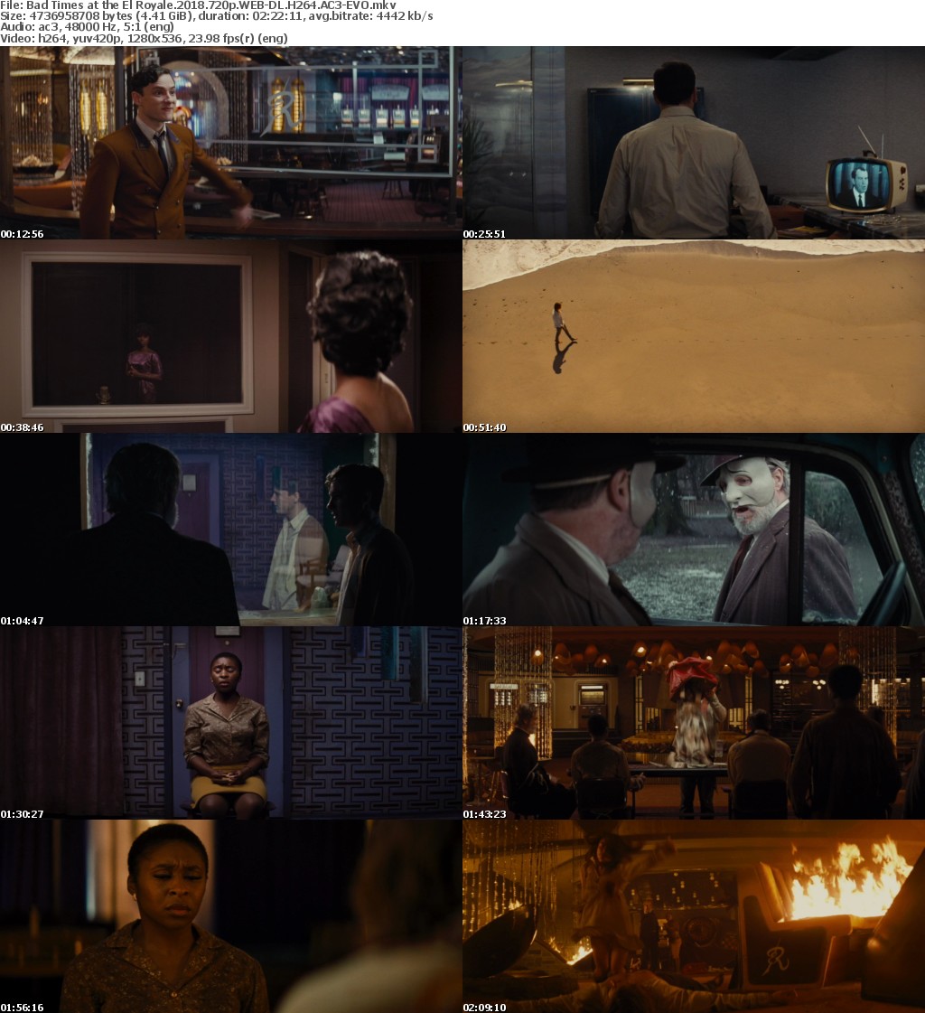 Bad Times at the El Royale (2018) 720p WEB-DL H264 AC3-EVO