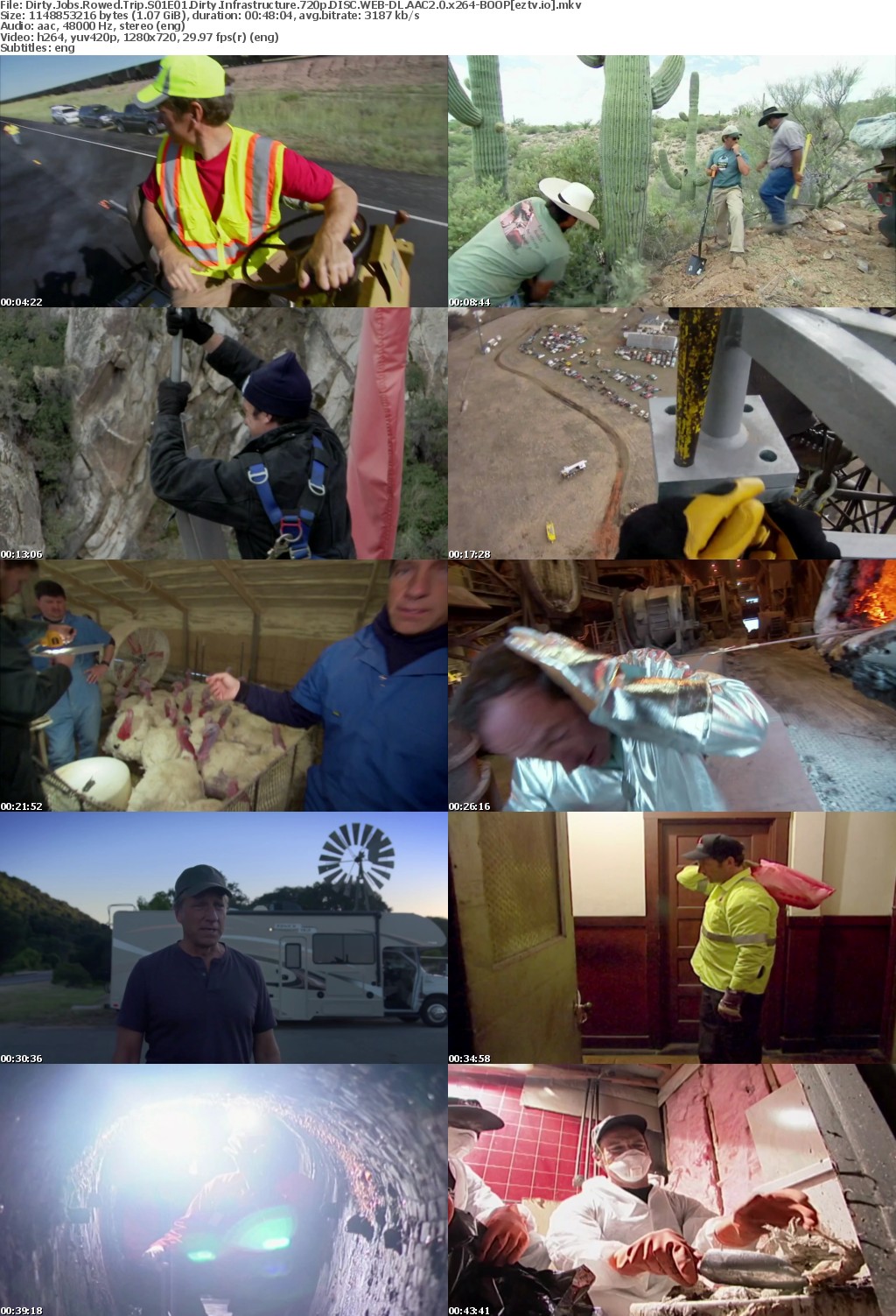 Dirty Jobs Rowed Trip S01E01 Dirty Infrastructure 720p DISC WEB-DL AAC2 0 x264-BOOP