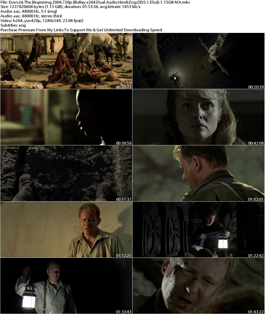 Exorcist The Beginning (2004) 720p BluRay x264 Dual Audio Hindi Eng DD5.1 ESub 1.15GB-MA