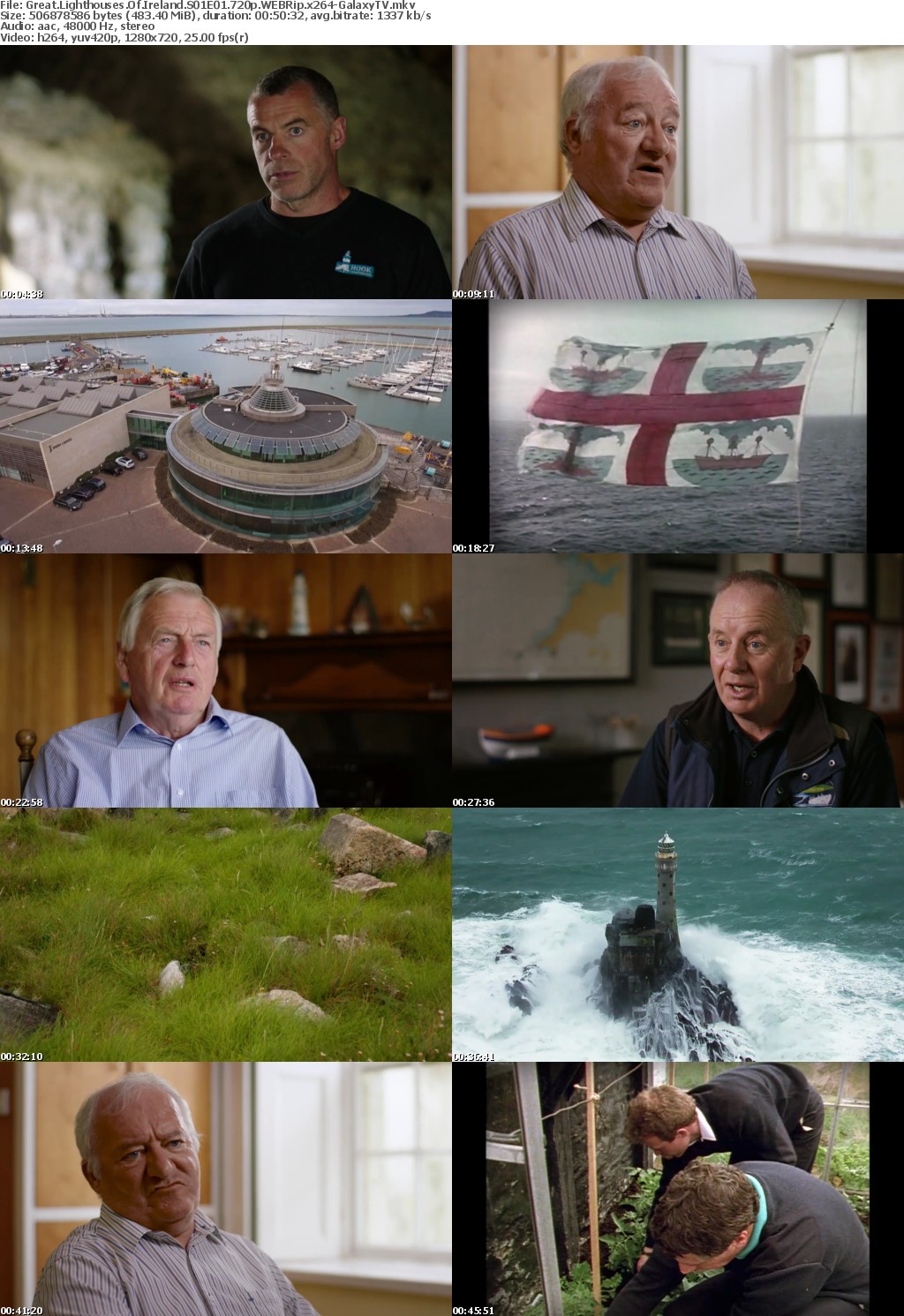 Great Lighthouses Of Ireland S01 COMPLETE 720p WEBRip x264-GalaxyTV