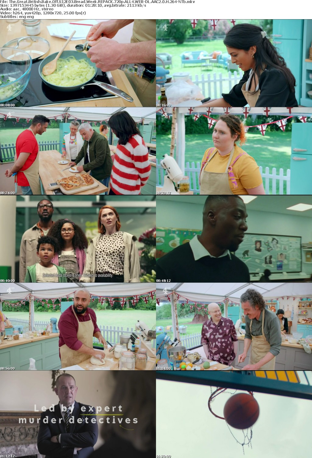 The Great British Bake Off S12E03 Bread Week REPACK 720p ALL4 WEBRip AAC2 0 H264-NTb