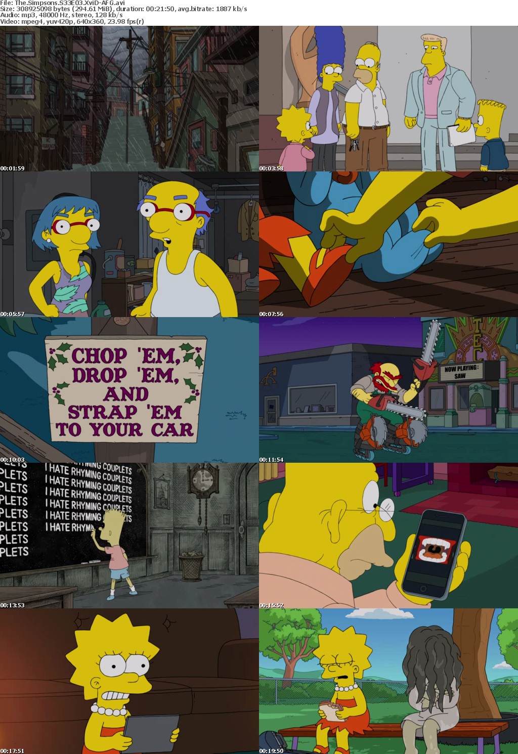 The Simpsons S33E03 XviD-AFG