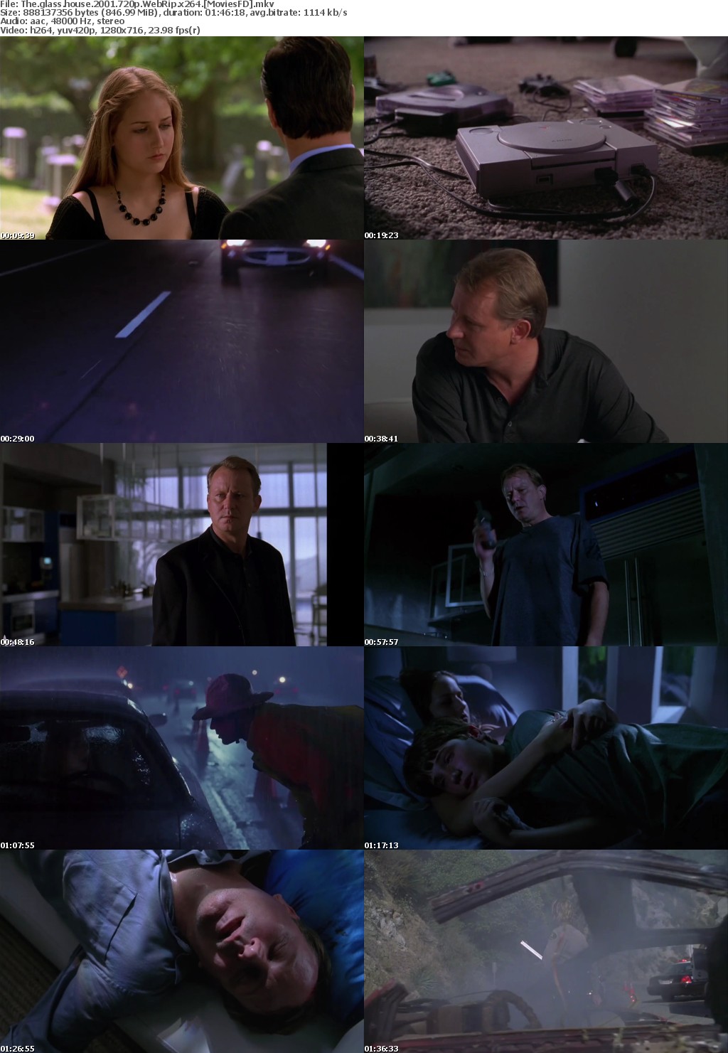 The Glass House (2001) 720P Webrip X264 Moviesfd