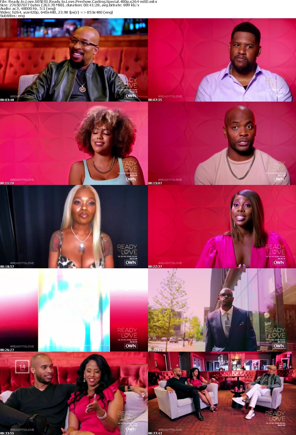 Ready to Love S05E01 Ready to Love Preshow Casting Special 480p x264-mSD