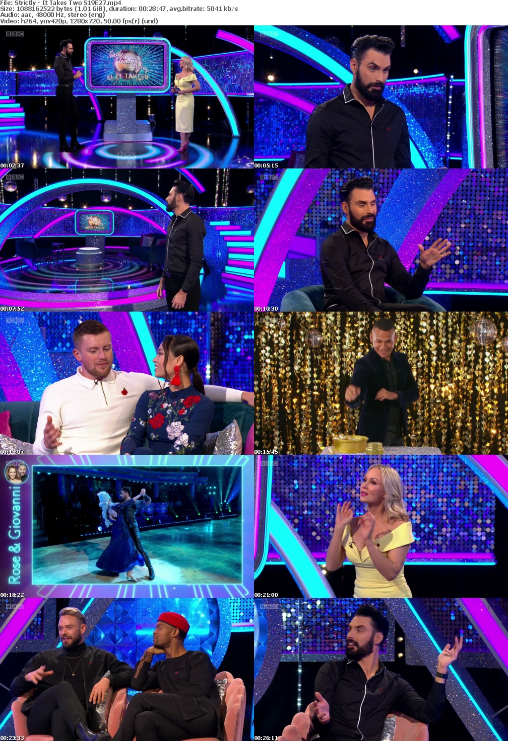 Strictly - It Takes Two S19E27 (1280x720p HD, 50fps, soft Eng subs)