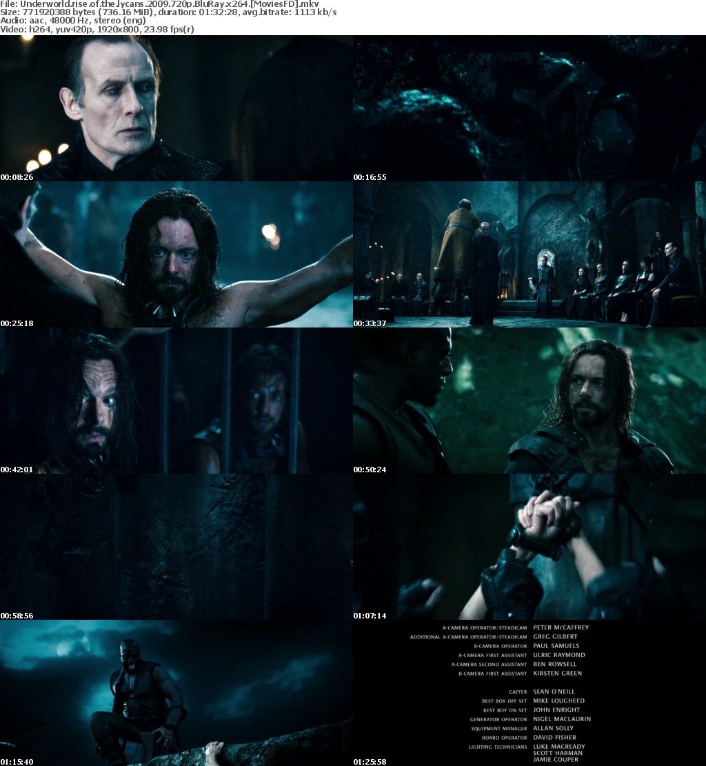 Underworld Rise Of The Lycans (2009) 720p BluRay x264 - MoviesFD