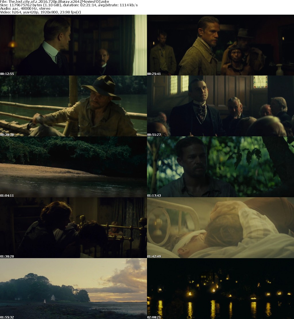 The Lost City of Z (2016) 720p BluRay x264 - MoviesFD