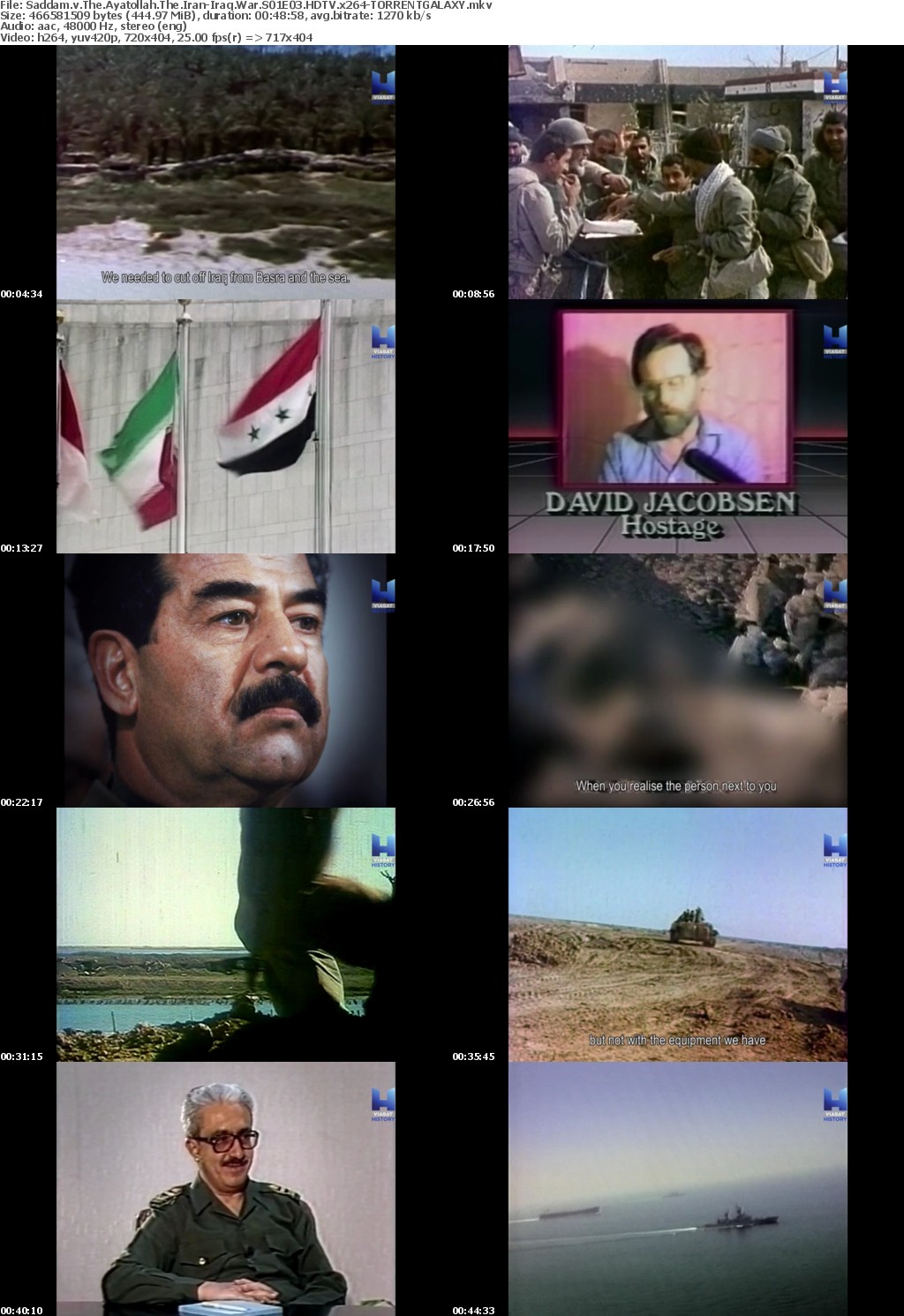 Saddam v The Ayatollah The Iran-Iraq War S01E03 HDTV x264-GALAXY