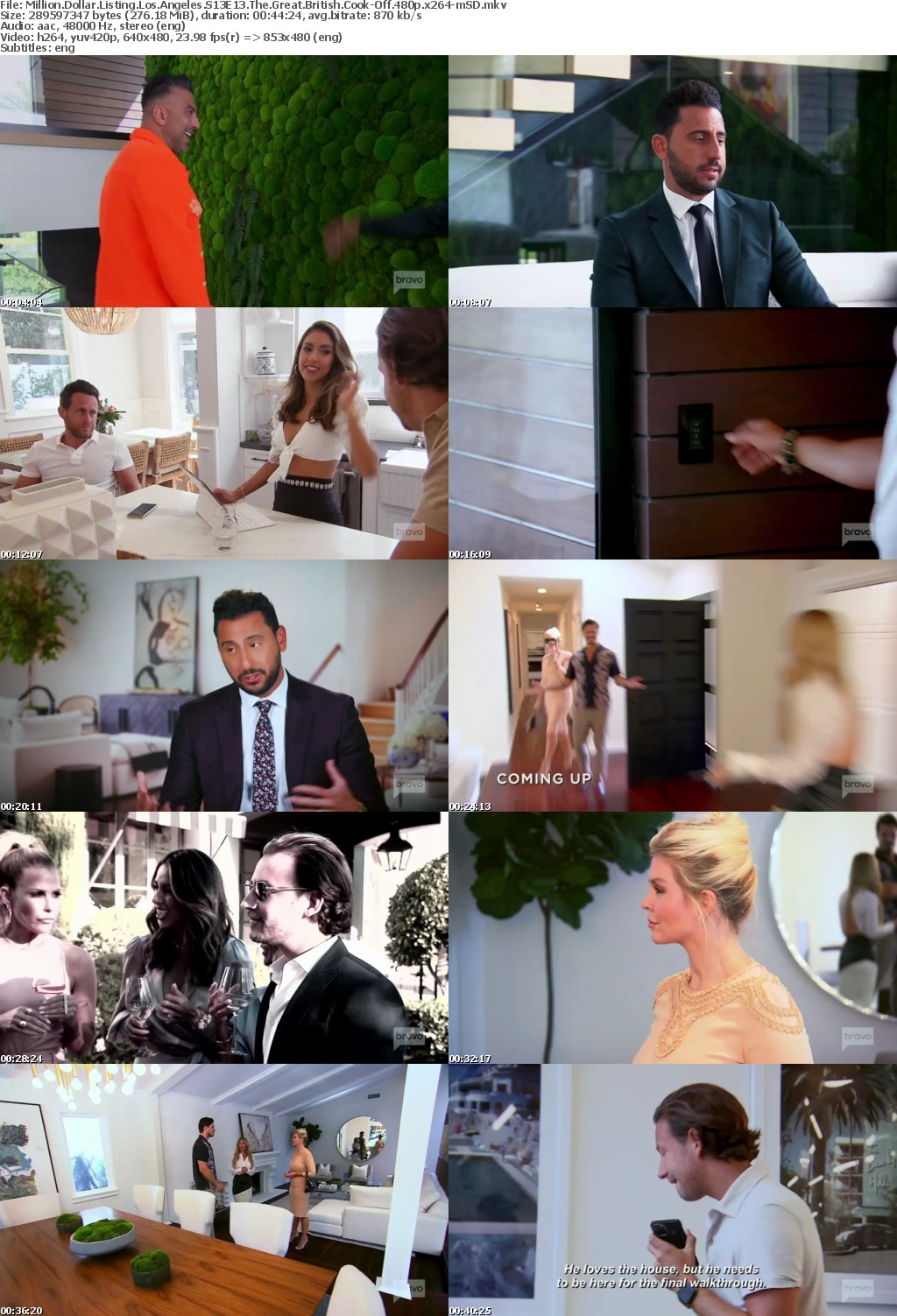 Million Dollar Listing Los Angeles S13E13 The Great British Cook-Off 480p x264-mSD