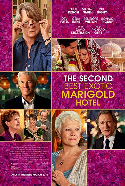 The Second Best Exotic Marigold Hotel 2015 720p BluRay 999MB HQ x265 10bit-GalaxyRG