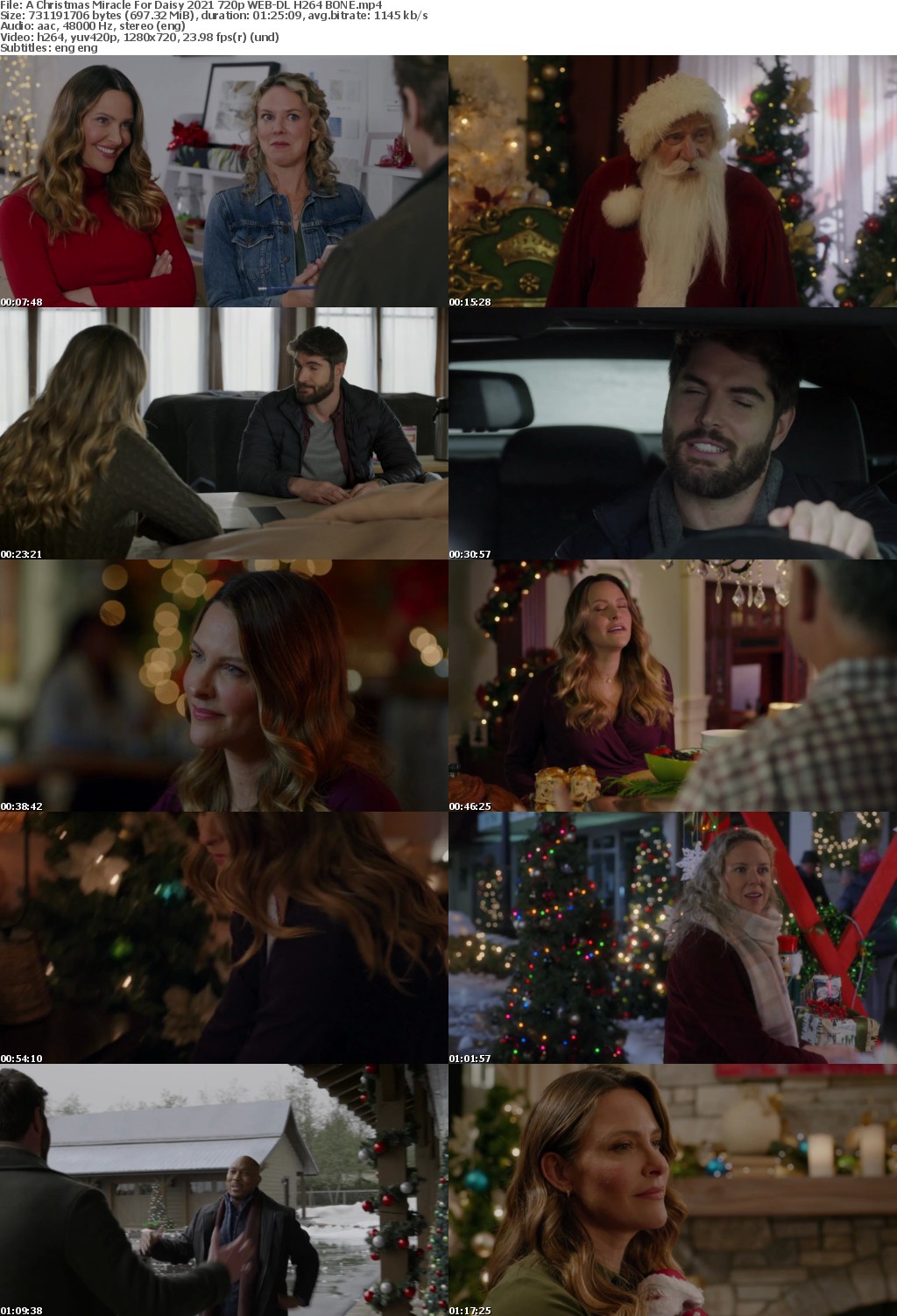 A Christmas Miracle For Daisy 2021 720p WEB-DL H264 BONE