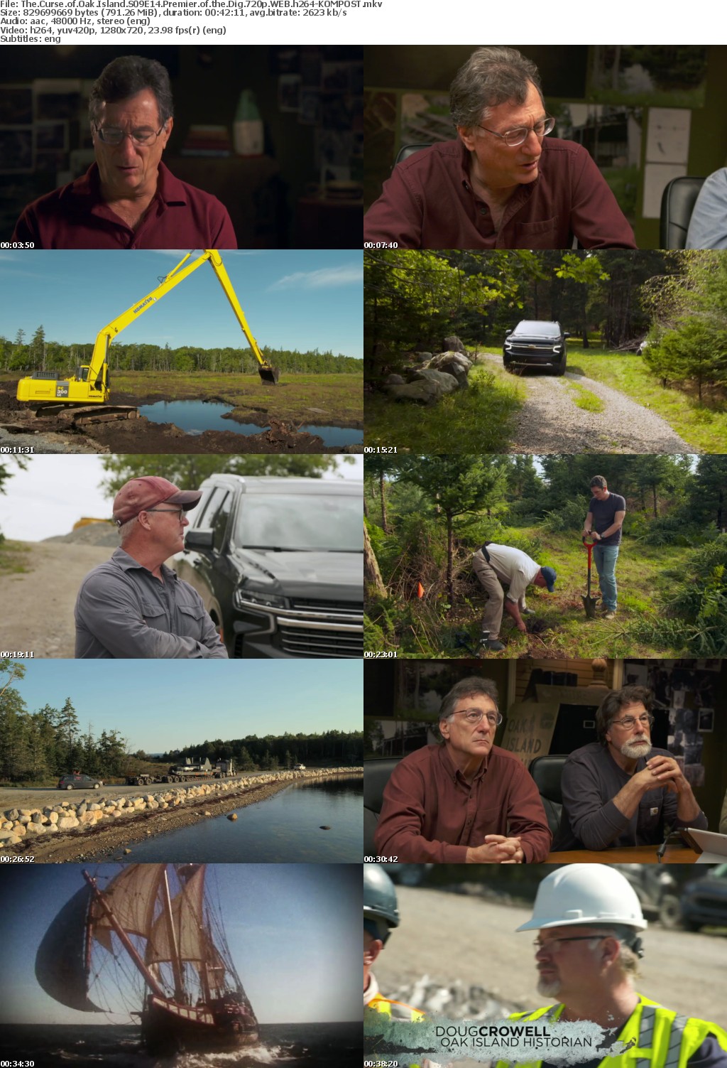 The Curse of Oak Island S09E14 Premier of the Dig 720p WEB h264-KOMPOST